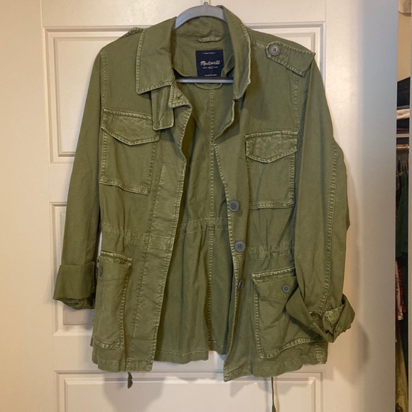 Madewell army green jacket